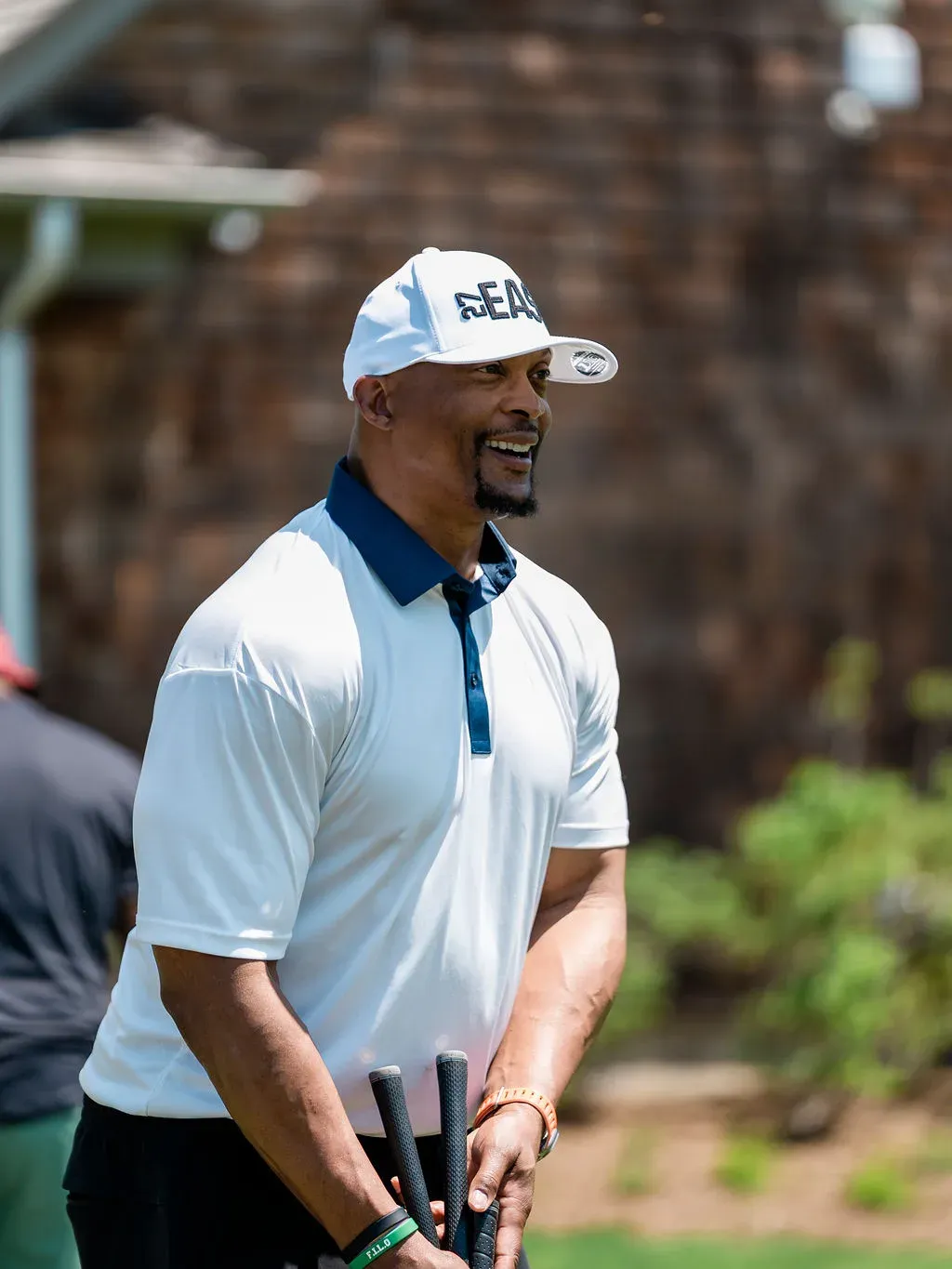A participant on the course at the Blue & Gold Classic