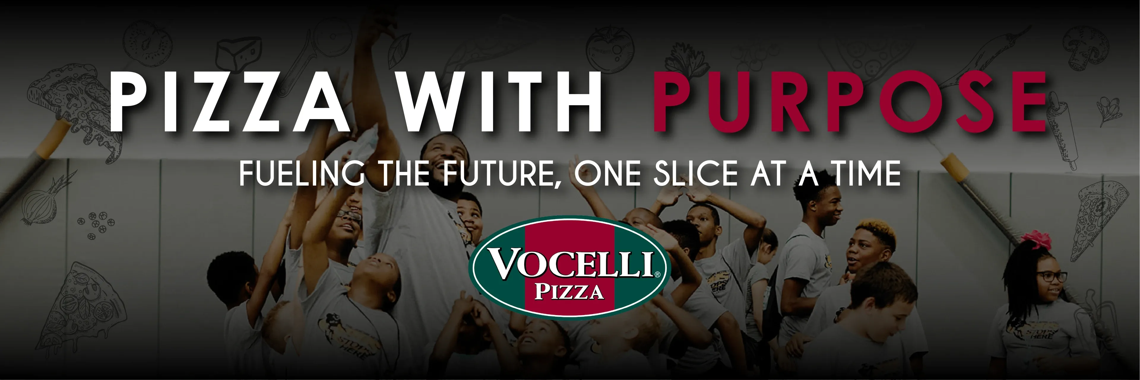 Pizza With Purpose campaign banner